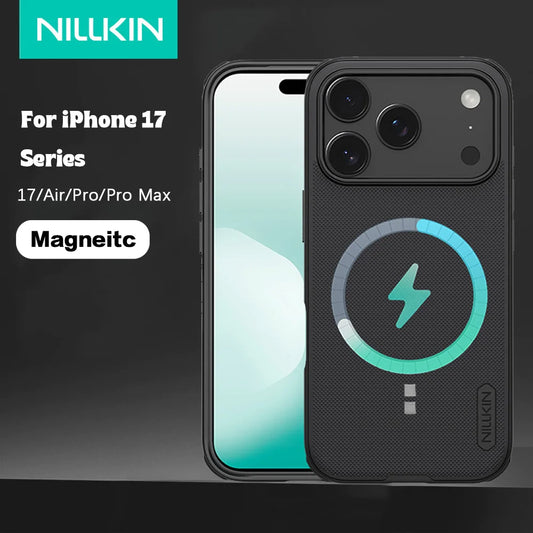 Nillkin Frosted Shield Pro Phone Case for iPhone 17 Case, PC+TPU Hard Protection Back Cover for iPhone 17 Air 17 Pro Max